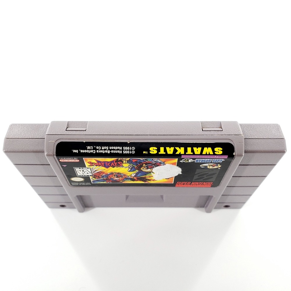 SWAT Kats (Super Nintendo Entertainment System, 1995) Authentic Cart Only Tested - Picture 6 of 11
